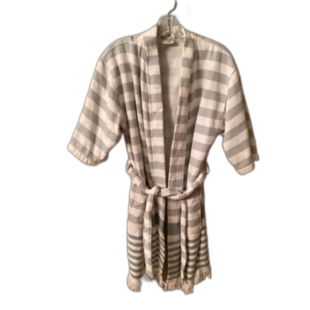 HEARTH & HAND WITH MAGNOLIA SZ S/M STRIPED ROBE